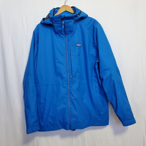 Patagonia Mens 3 in 1 Snowshot Jacket Blue XLarge NWT - Picture 3 of 15